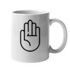 11oz Ceramic White Mug Thumbnail