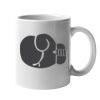 11oz Ceramic White Mug Thumbnail