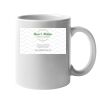 11oz Ceramic White Mug Thumbnail