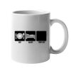 11oz Ceramic White Mug Thumbnail