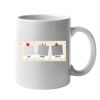 11oz Ceramic White Mug Thumbnail