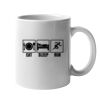11oz Ceramic White Mug Thumbnail