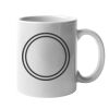 11oz Ceramic White Mug Thumbnail