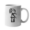 11oz Ceramic White Mug Thumbnail