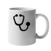 11oz Ceramic White Mug Thumbnail