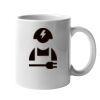 11oz Ceramic White Mug Thumbnail