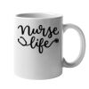11oz Ceramic White Mug Thumbnail