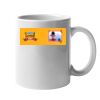 11oz Ceramic White Mug Thumbnail