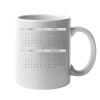 11oz Ceramic White Mug Thumbnail