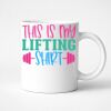 11oz Ceramic White Mug Thumbnail