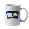 11oz Ceramic White Mug Thumbnail