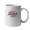11oz Ceramic White Mug Thumbnail
