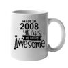 11oz Ceramic White Mug Thumbnail