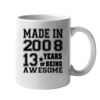 11oz Ceramic White Mug Thumbnail