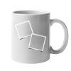 11oz Ceramic White Mug Thumbnail