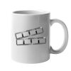 11oz Ceramic White Mug Thumbnail
