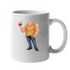 11oz Ceramic White Mug Thumbnail