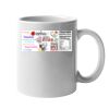 11oz Ceramic White Mug Thumbnail