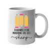 11oz Ceramic White Mug Thumbnail