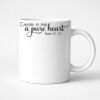 11oz Ceramic White Mug Thumbnail