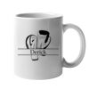 11oz Ceramic White Mug Thumbnail