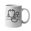 11oz Ceramic White Mug Thumbnail