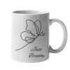 11oz Ceramic White Mug Thumbnail